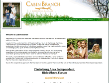 Tablet Screenshot of cabinbranch.net